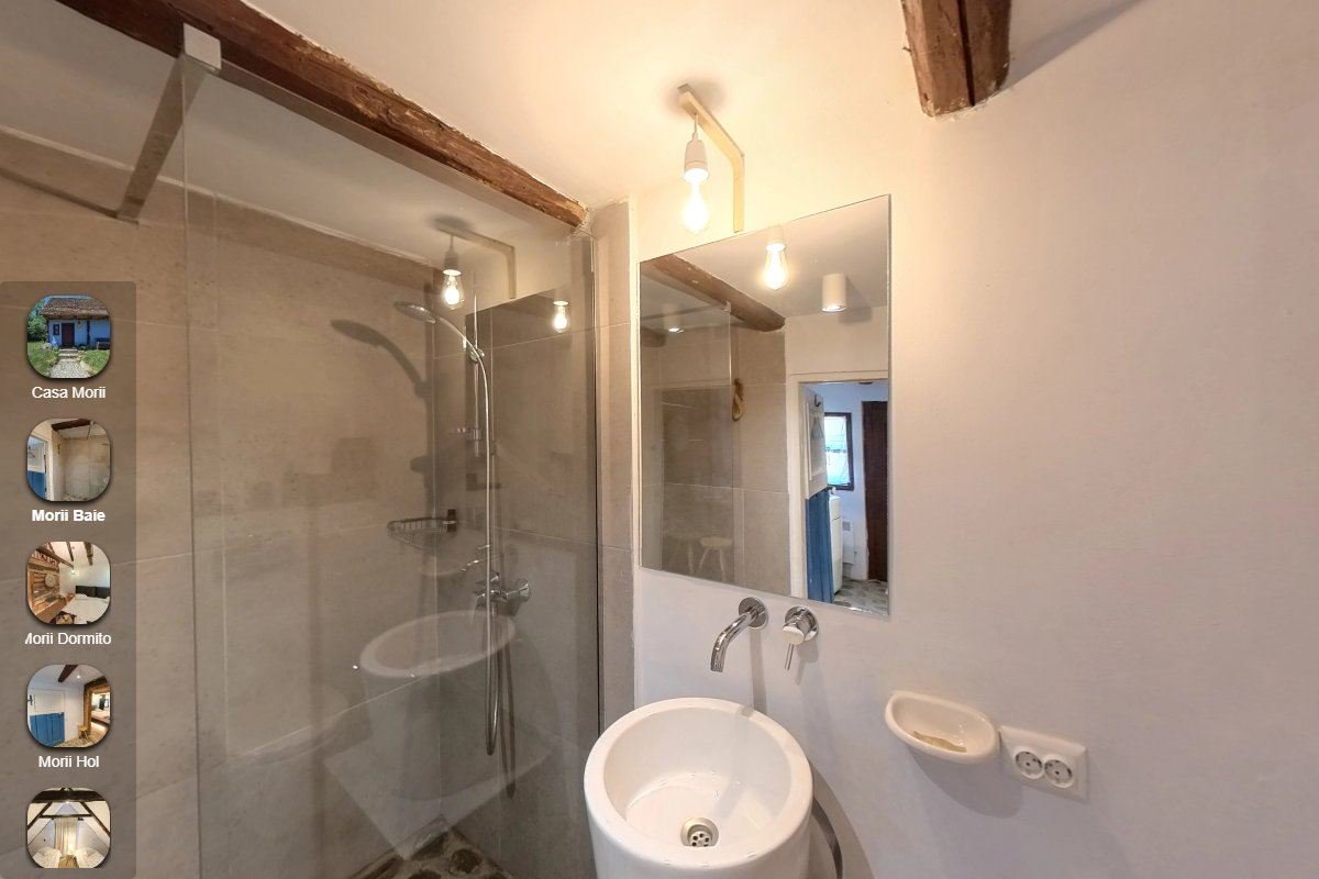 Baia modernă din turul virtual 360° Casa Morii — spațiile-cheie, vizibile înainte de vizionare | GetVizual