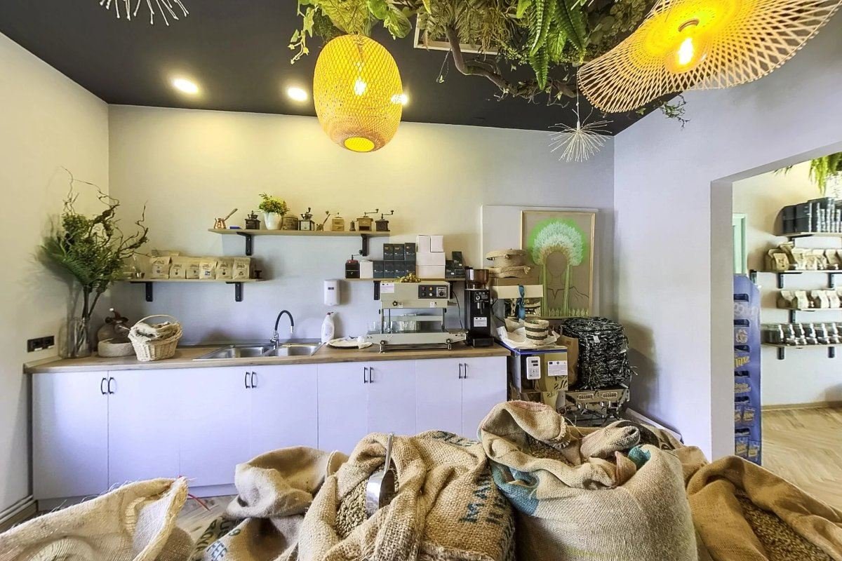 Interiorul cafenelei Daily Optimist din turul virtual 360° — atmosfera pe care clientul o vede înainte să vină | GetVizual